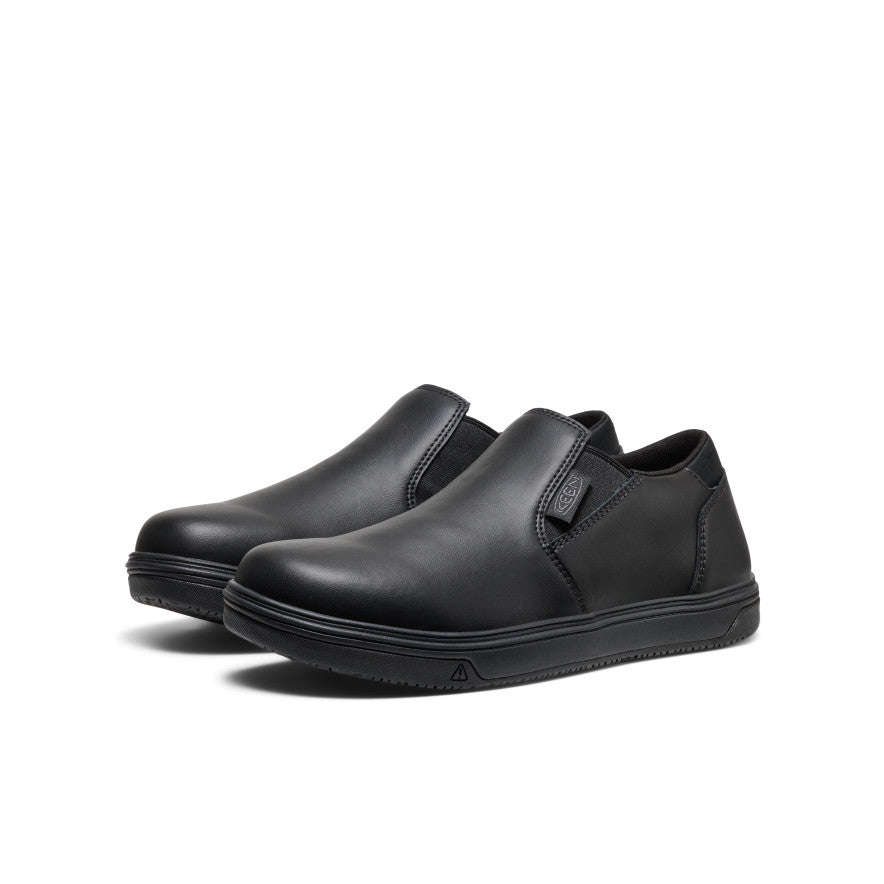 Keen Men's Kenton Shift WTX Work Shoe (Soft Toe) Black/Black