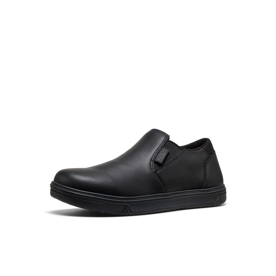 Keen Men's Kenton Shift WTX Work Shoe (Soft Toe) Black/Black