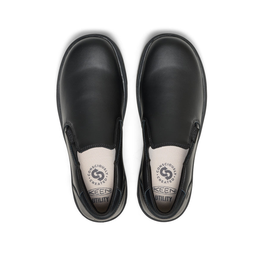 Keen Men's Kenton Shift WTX Work Shoe (Soft Toe) Black/Black
