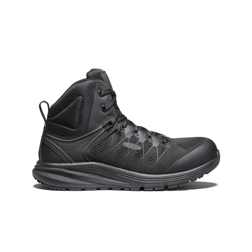 Keen Men's Vista Energy Mid (Carbon Toe) Black/Raven