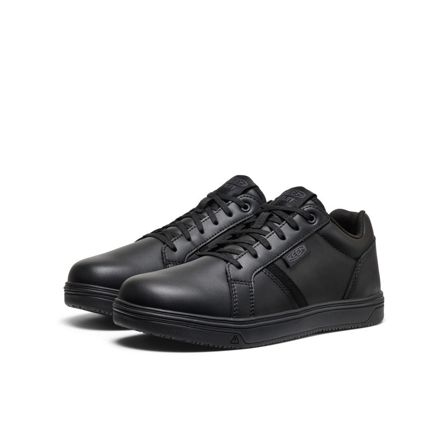 Keen Men's Kenton WTX Work Shoe (Soft Toe) Black/Black