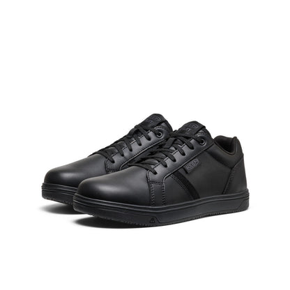Keen Men's Kenton WTX Work Shoe (Soft Toe) Black/Black