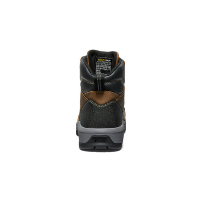 Keen Men's Evanston 6" ESD Boot (Carbon Toe) Bison/Black