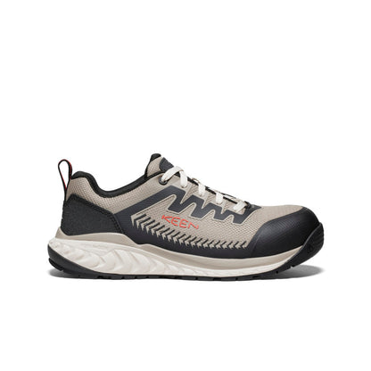 Keen Men's Arvada Work Sneaker (Carbon Toe) Plaza Taupe/Black