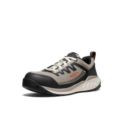 Keen Men's Arvada Work Sneaker (Carbon Toe) Plaza Taupe/Black