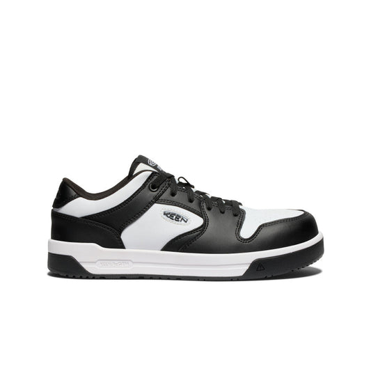 Keen Men's Overton Work Shoe (Carbon Toe) Star White/Black