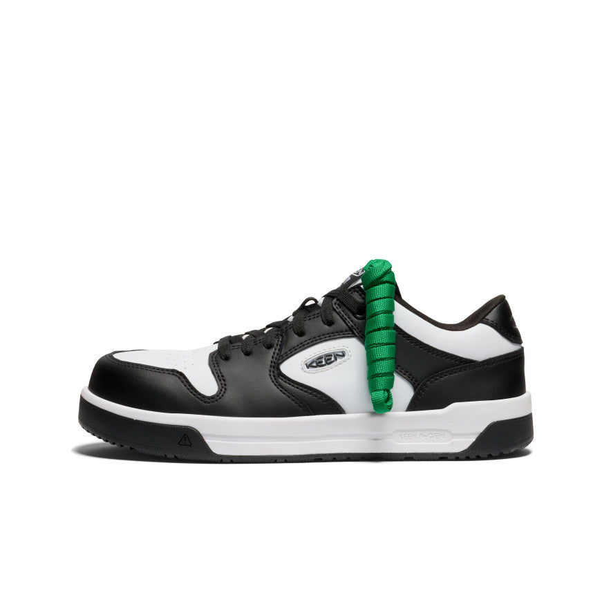 Keen Men's Overton Work Shoe (Carbon Toe) Star White/Black