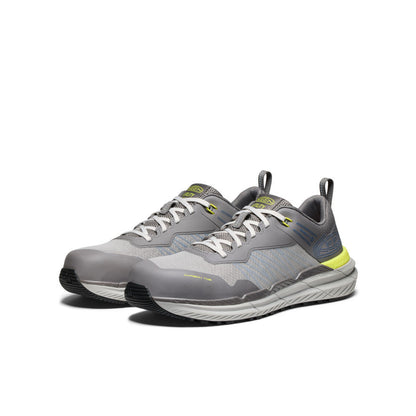 Keen Men's Speedworks ESD Work Sneaker (Carbon Toe) Steel Grey/Vintage Indigo