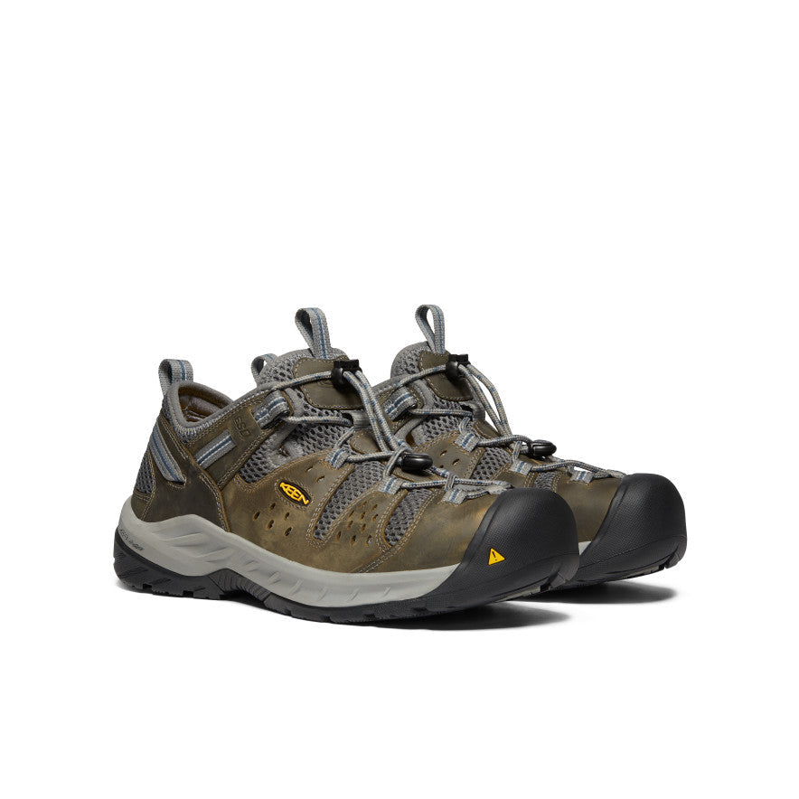 Keen Men's Atlanta Cool II ESD (Steel Toe) Gargoyle/Midnight Navy
