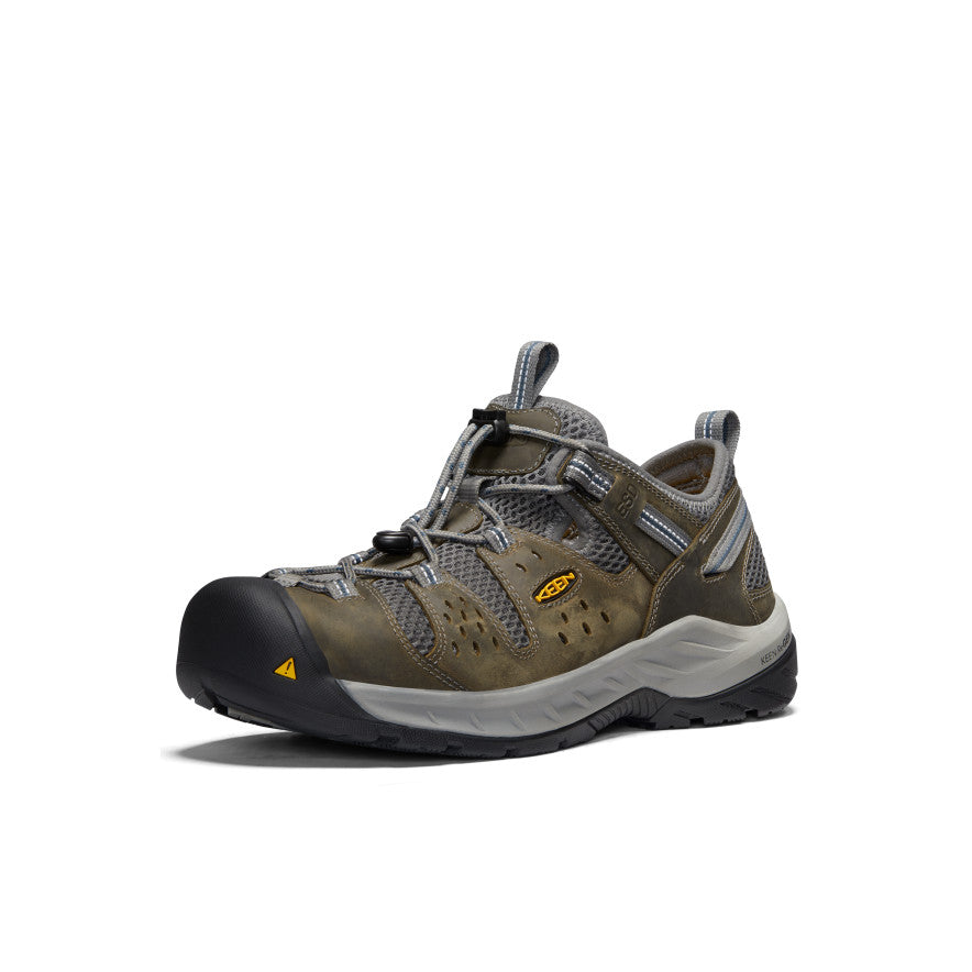 Keen Men's Atlanta Cool II ESD (Steel Toe) Gargoyle/Midnight Navy