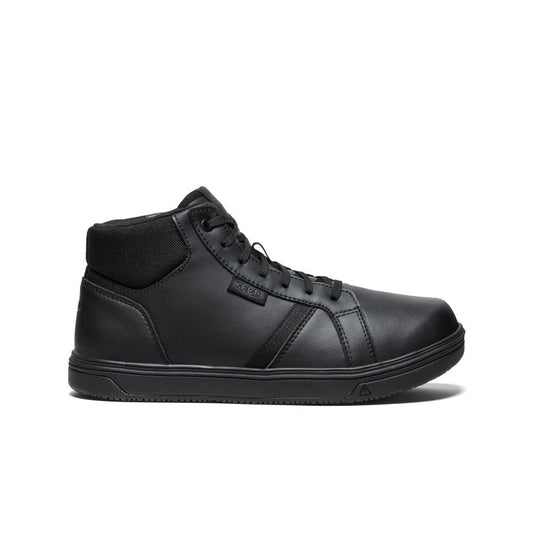 Keen Men's PTC Kenton Mid Work Shoe (Soft Toe) Black/Black