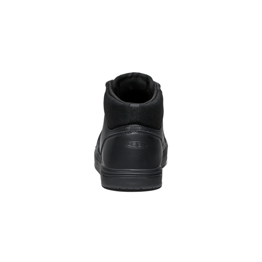 Keen Men's PTC Kenton Mid Work Shoe (Soft Toe) Black/Black