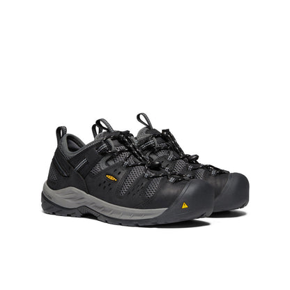 Keen Men's Atlanta Cool II (Steel Toe) Black/Dark Shadow