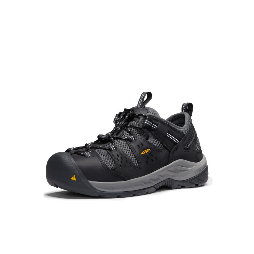 Keen Men's Atlanta Cool II (Steel Toe) Black/Dark Shadow