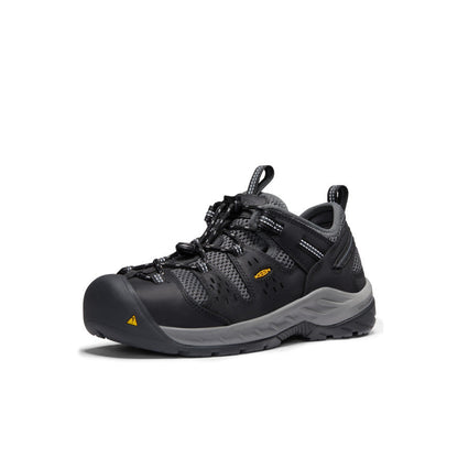Keen Men's Atlanta Cool II (Steel Toe) Black/Dark Shadow