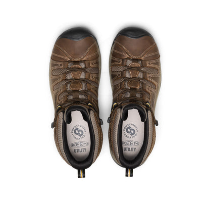 Keen Men's Flint II Boot (Steel Toe) Cascade Brown/Golden Rod