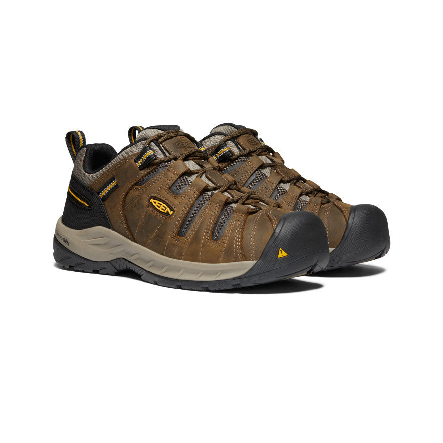 Keen Men's Flint II (Soft Toe) Cascade Brown/Golden Rod
