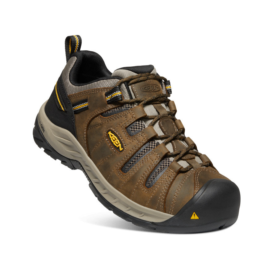 Keen Men's Flint II (Soft Toe) Cascade Brown/Golden Rod