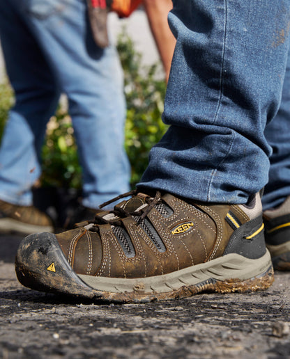 Keen Men's Flint II (Soft Toe) Cascade Brown/Golden Rod