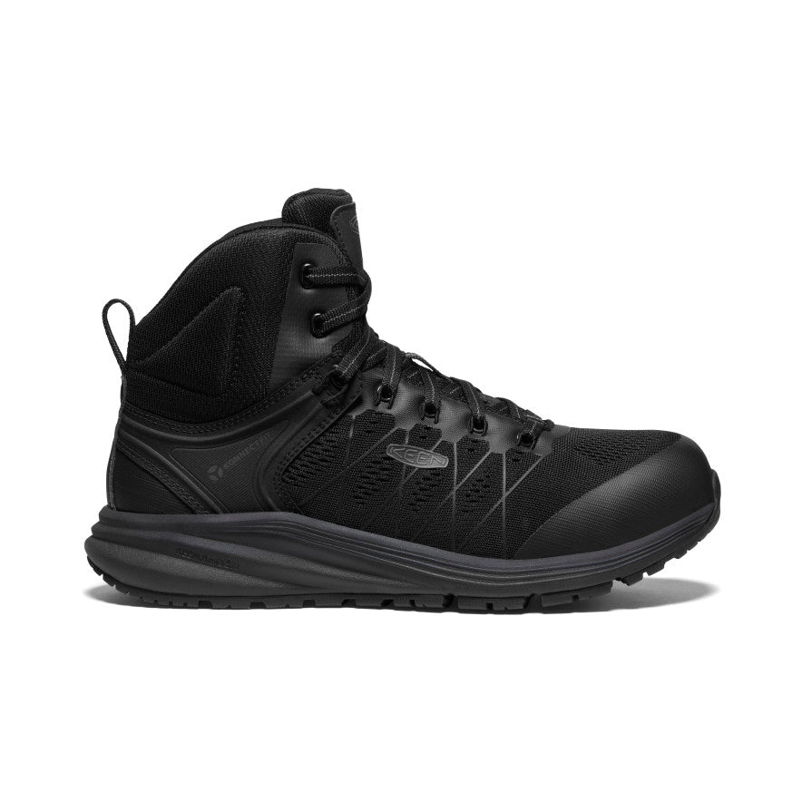 Keen Men's Vista Energy Mid INT MET (Carbon Toe) Black/Raven