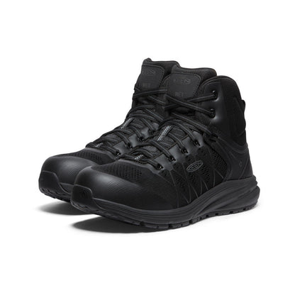 Keen Men's Vista Energy Mid INT MET (Carbon Toe) Black/Raven