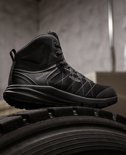 Keen Men's Vista Energy Mid INT MET (Carbon Toe) Black/Raven