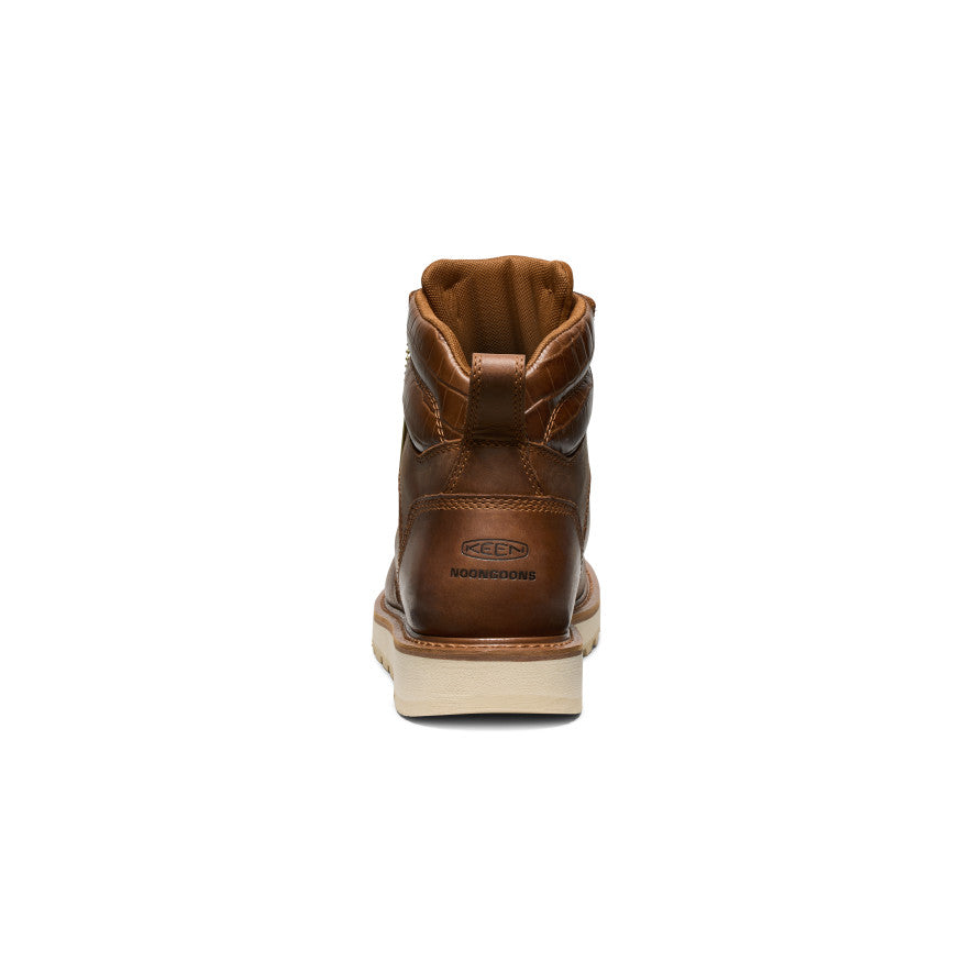 Keen Men's Cincinnati 6" Boot (Soft Toe) x Noon Goons  Leather Brown/Off White