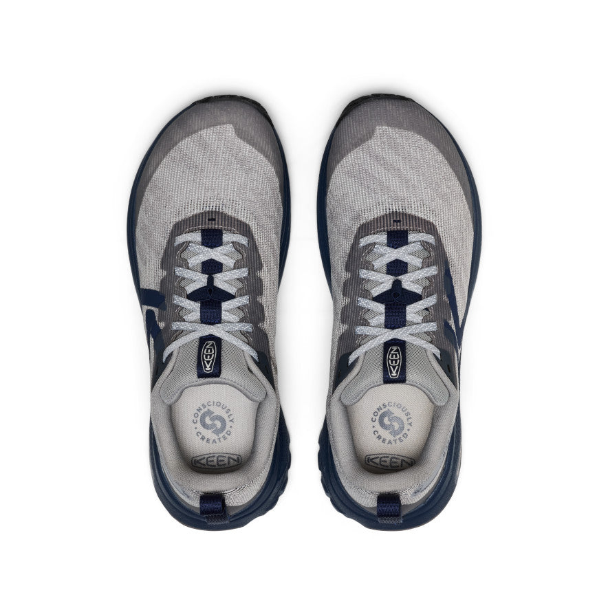 Keen Men's Roam Trail Running Shoe Alloy/Naval Academy