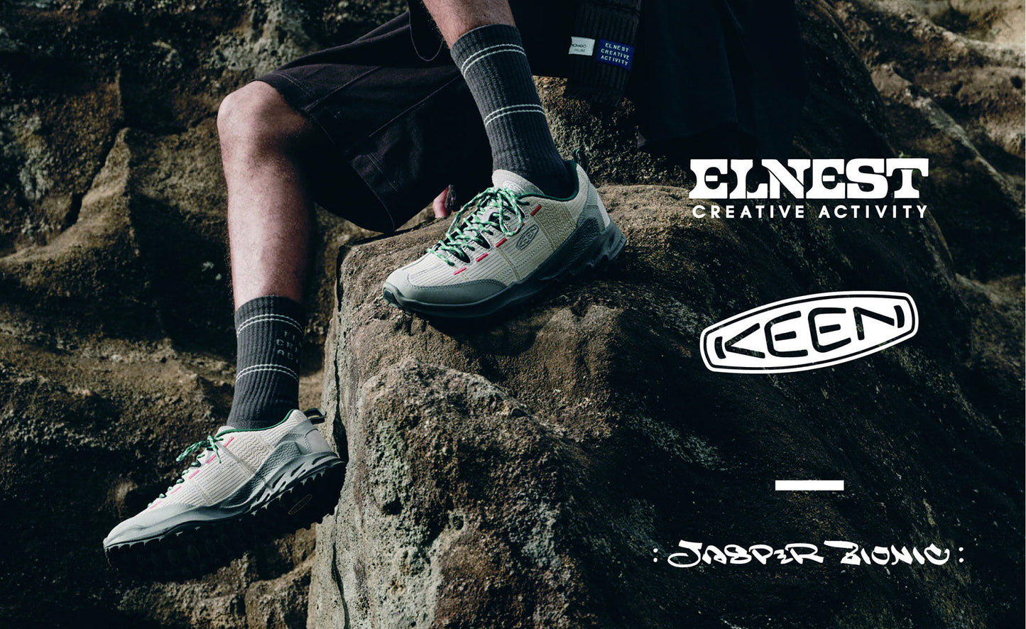 Keen Men's Jasper Zionic ELNEST Sneaker Elnest Vapor/Alloy
