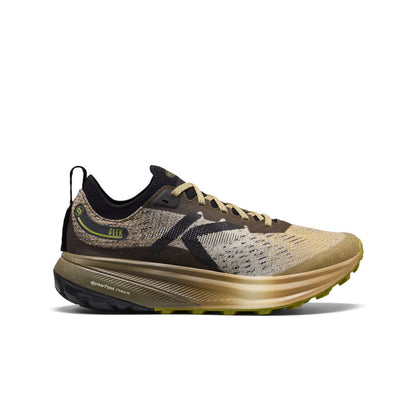 Keen Men's Seek Trail Running Shoe Dark Olive/Khaki