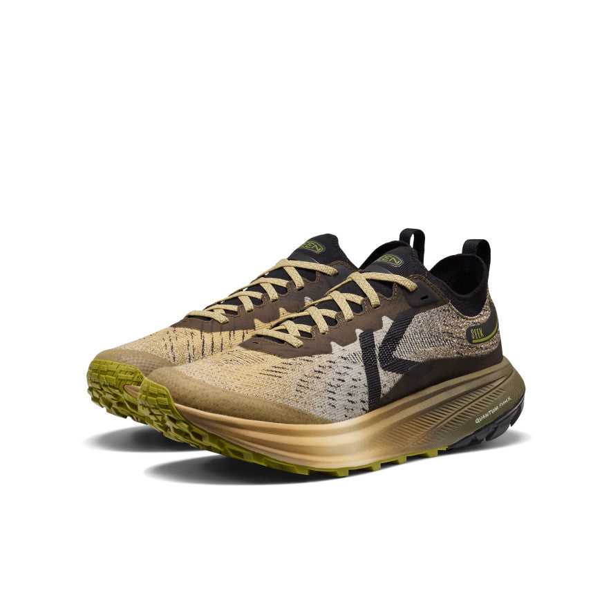 Keen Men's Seek Trail Running Shoe Dark Olive/Khaki