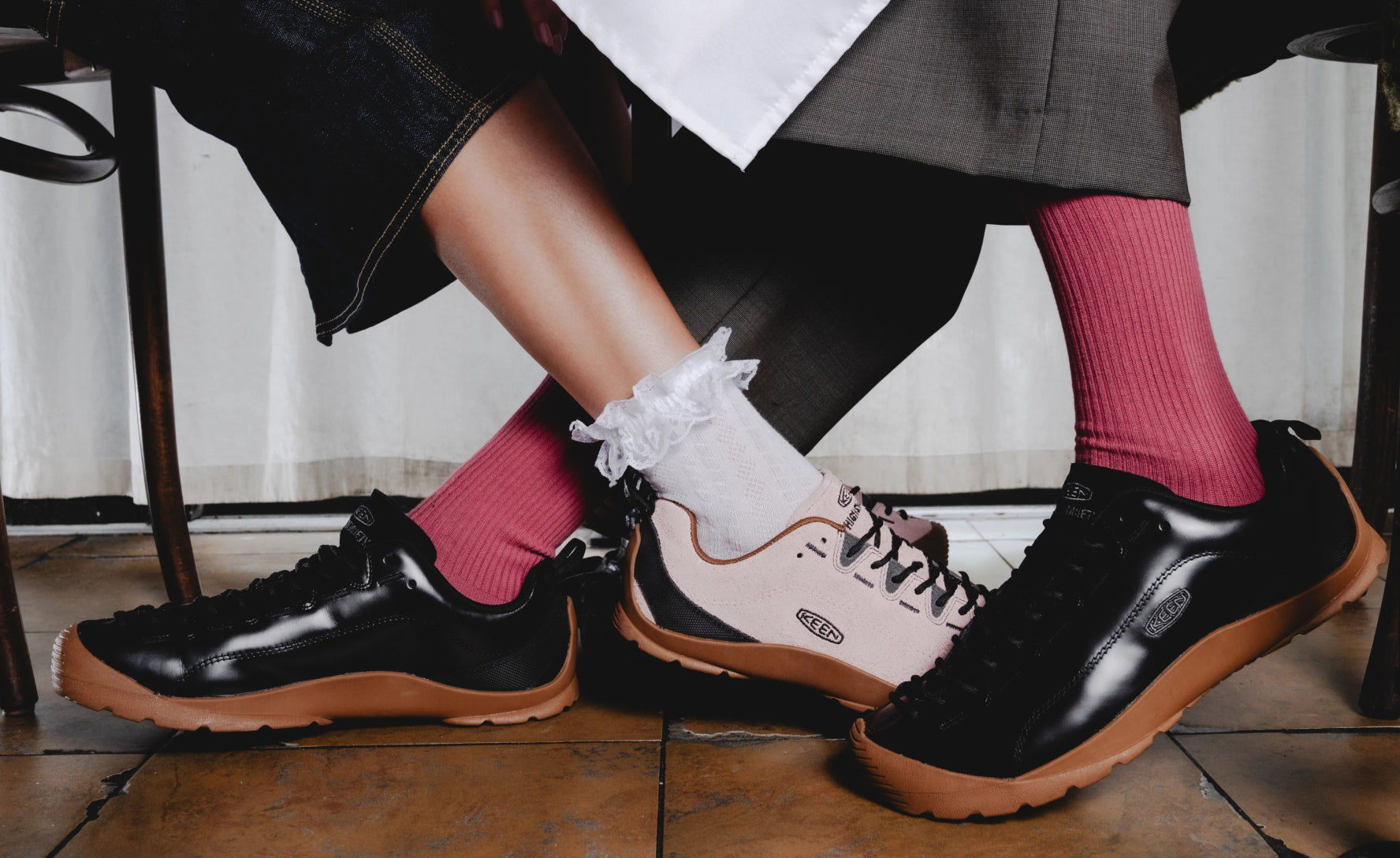 Keen Men's Jasper Sneaker x Highsnobiety Pink/Gum