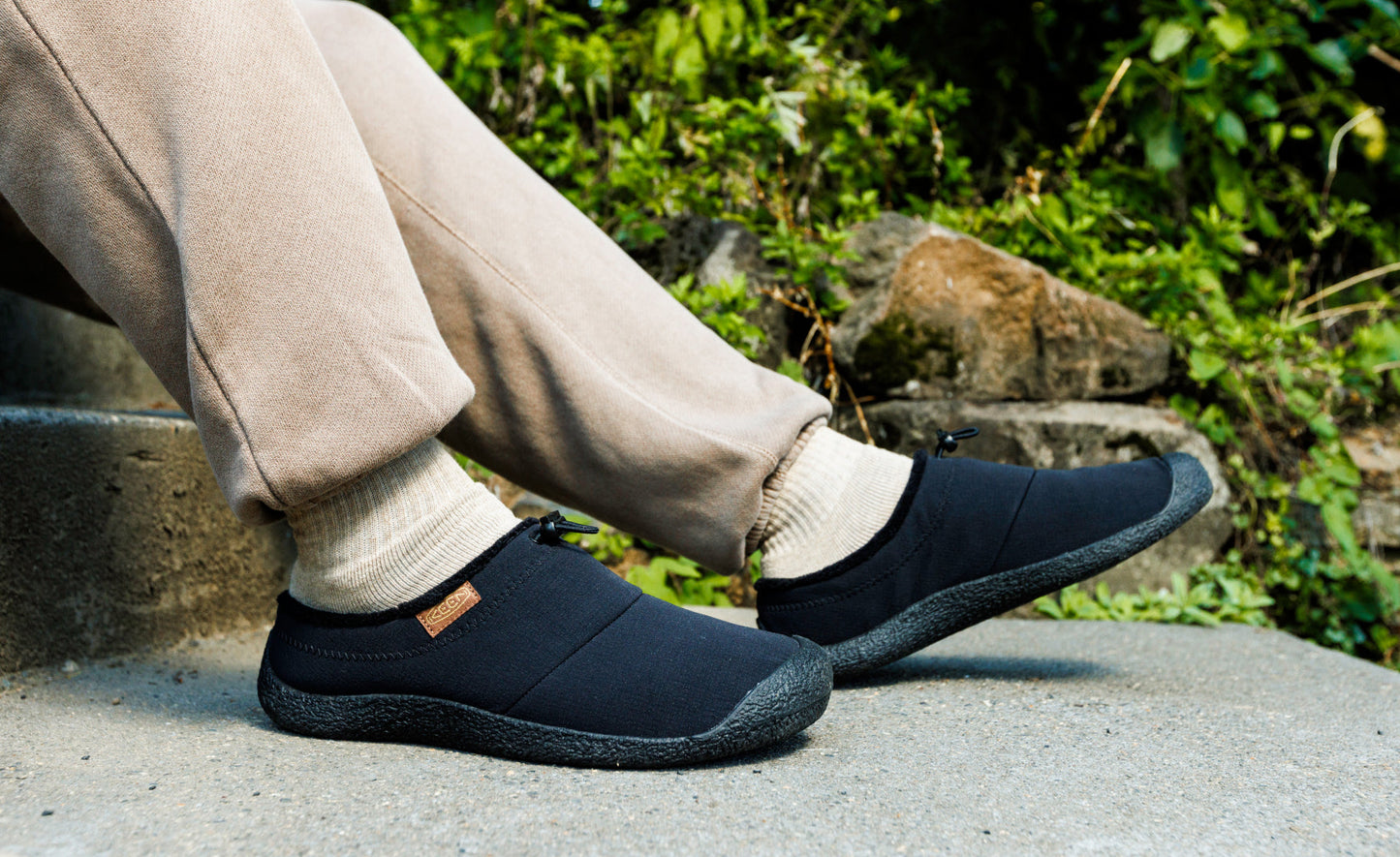 Keen Men's Howser III Slide Black/Black Recycled