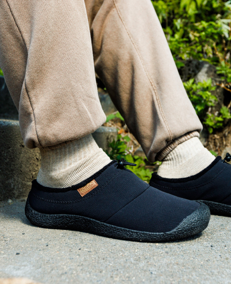 Keen Men's Howser III Slide Black/Black Recycled