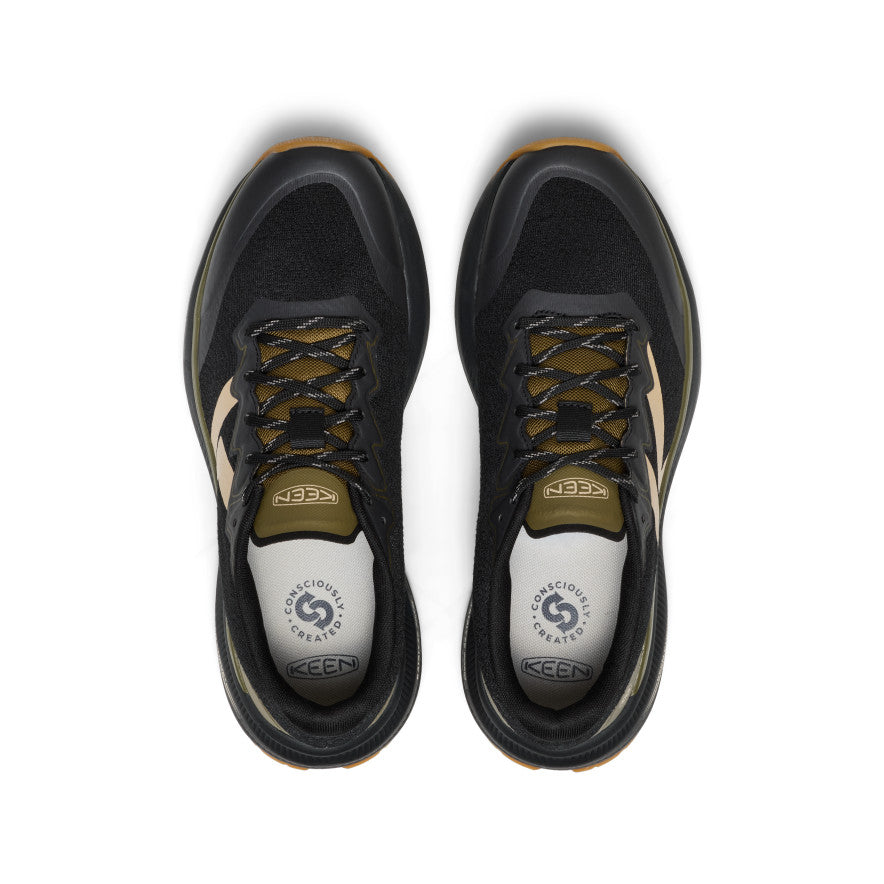 Keen Men's WK500 Walking Shoe Black/Dark Olive