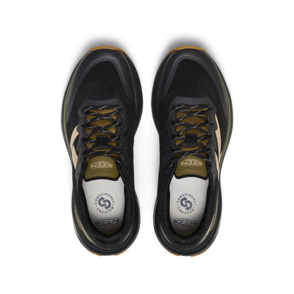 Keen Men's WK500 Walking Shoe Black/Dark Olive