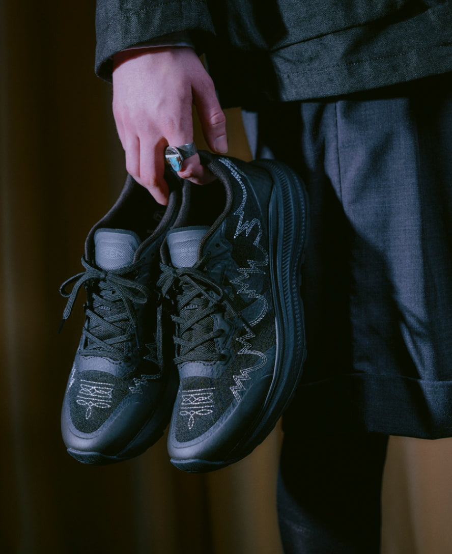 Keen Men's WK500 Walking Shoe x Engineered Garments Black/Black
