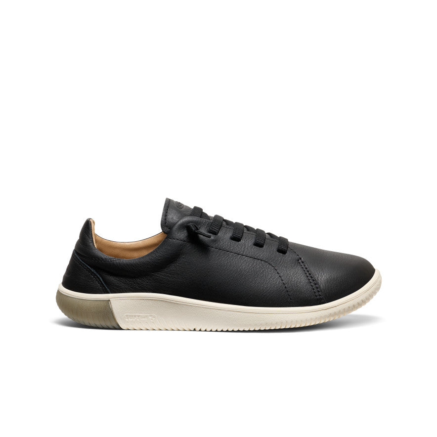 Keen Men's KNX Leather Sneaker Black/Star White