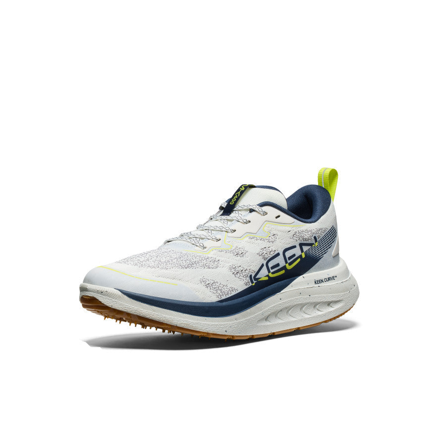 Keen Men's WK400 II Walking Shoe Star White/Naval Academy
