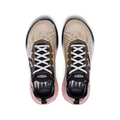 Keen Men's Seek Trail Running Shoe Black/Sunset Sand