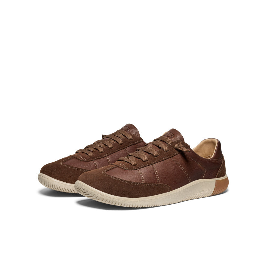 Keen Men's KNX T-Toe Sneaker Dark Earth/Plaza Taupe