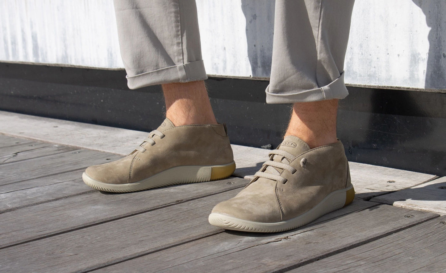 Keen Men's KNX Chukka Brindle/Plaza Taupe