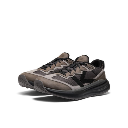 Keen Men's WK500 Leather Walking Shoe Steel Grey/Black