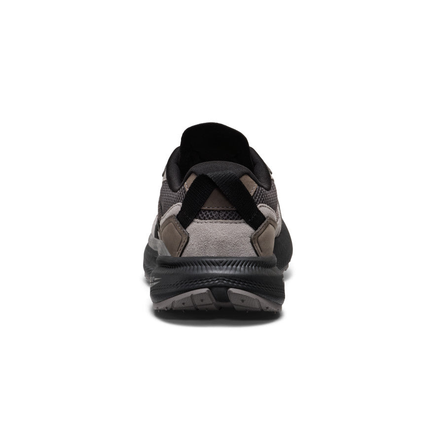 Keen Men's WK500 Leather Walking Shoe Steel Grey/Black