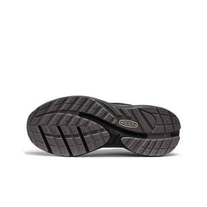 Keen Men's WK500 Leather Walking Shoe Steel Grey/Black