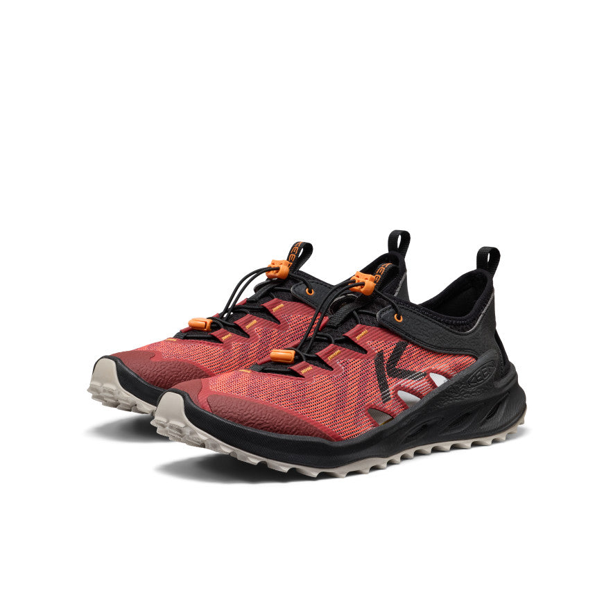 Keen Men's Zionic ADV Open-Air Hiking Shoe Garnet/Orange Peel