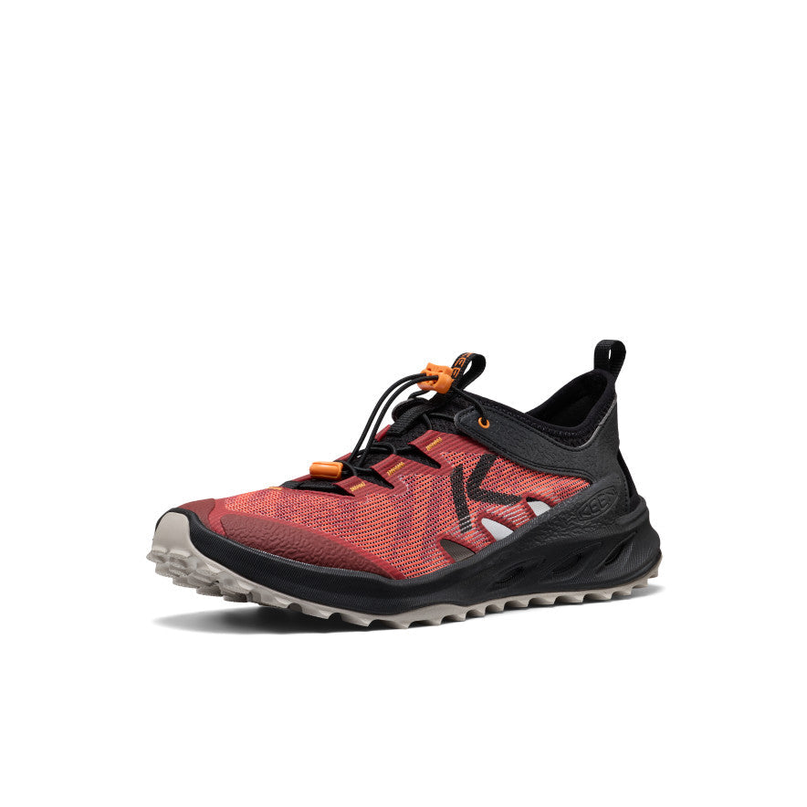 Keen Men's Zionic ADV Open-Air Hiking Shoe Garnet/Orange Peel