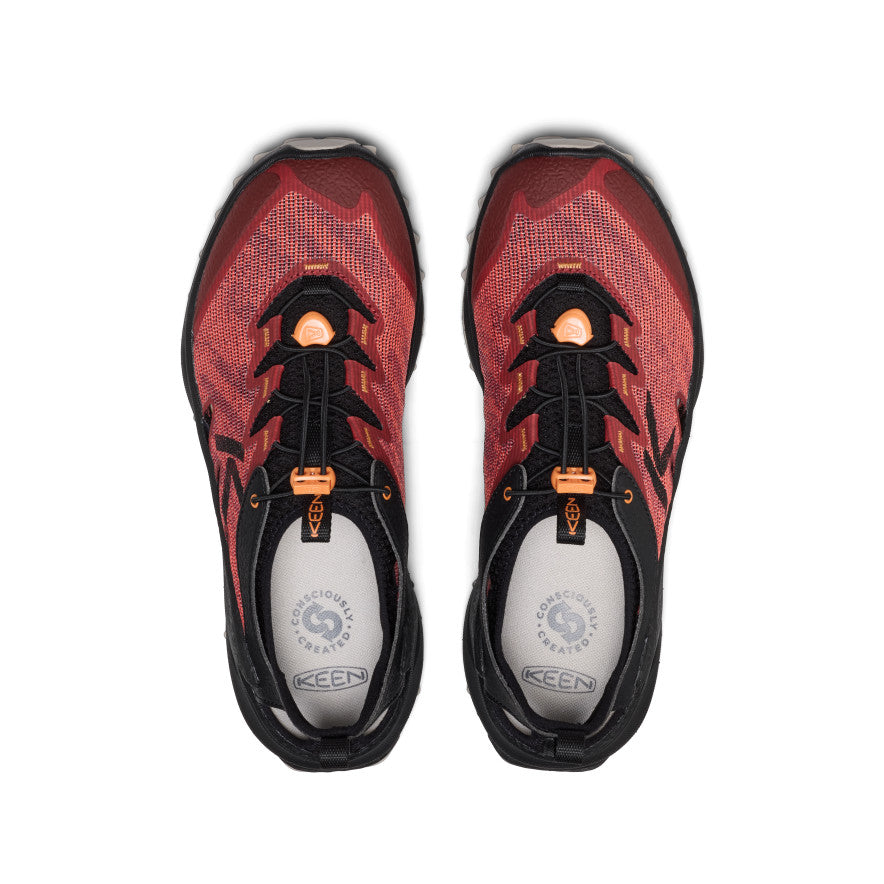 Keen Men's Zionic ADV Open-Air Hiking Shoe Garnet/Orange Peel