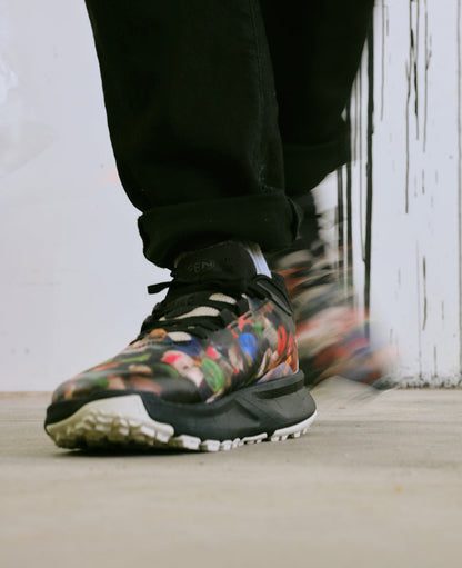 Keen Men's 450 Dirt Hiking Shoe x Ultra Heavy & Palm Graphics Multi/Black