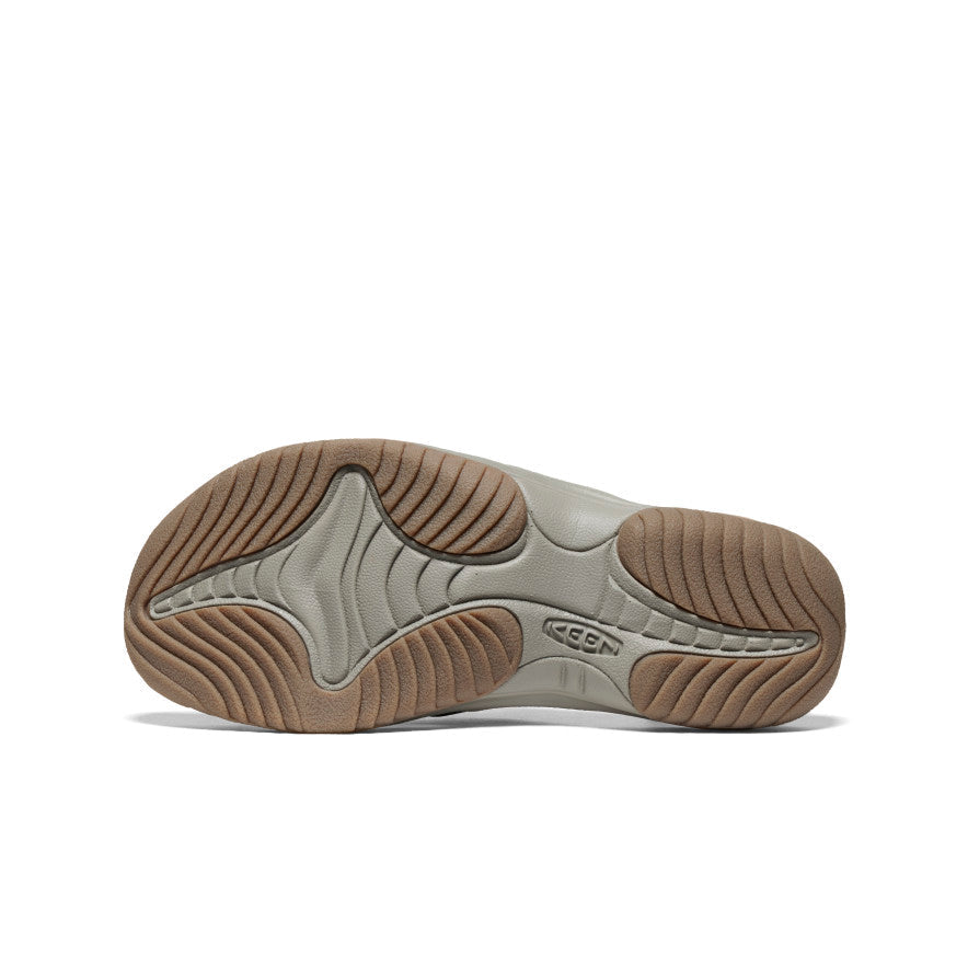 Keen Men's Waimea Leather Flip-Flop Java/Plaza Taupe